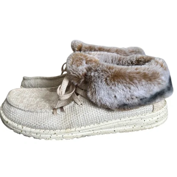 Hey Dude Women's Britt Shoes Leo Silver size 8 - Picture 4 of 8